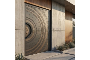 Aluminium-Haustür mit Liquid Metal