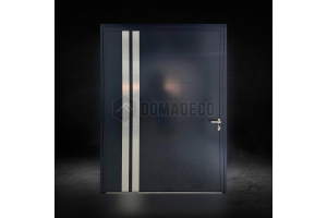 Schwenktüren in Anthrazitgrau