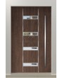 LIM 09E - Einzelne moderne Eingangstür aus Aluminium