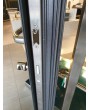 Aluminium LIM Scharniertür mit linker, rechter und oberer Glasscheibe