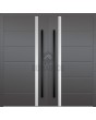 LIM 41 double - Aluminium-Doppel-Haustür mit Band