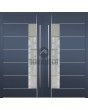 LIM AP02 double - Aluminium-Doppelflügeltür mit Glas
