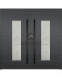 LIM AP06 double - Aluminium-Doppelflügeltür mit Glas