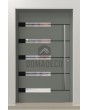LIM AP18A - aluminium enkele voordeur