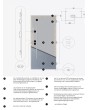 Sta Lemos Double - vorgehängte Außendoppeltür