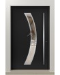 PIVOT Bumerang - Aluminium-Glas-Haustür Drehtür