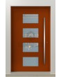 PIVOT C2 – Aluminium-Drehtür mit vier Glasscheiben
