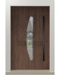 PIVOT C20 – Aluminium-Drehtür mit Glas