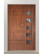 PIVOT C23 – schlanke Aluminium-Drehtür mit fünf Glaselementen