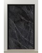 LIM Calacatta - Flügeltür aus Aluminium mit gesintertem Quarz in Calacatta Schwarz