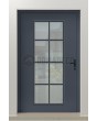 PIVOT CL06 - klassisch gestaltete traditionelle Aluminium-Drehtür mit Glas