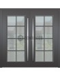 LIM CL06 double - klassische traditionelle Aluminium-Drehtür mit Glas