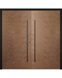 LIM Corten double - Corten-Look Aluminum Double Front Door