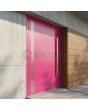 rosa moderne Aluminium-Eingangstür