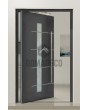 PIVOT Gryf-B – sichere große Drehtür aus Aluminium mit Glas