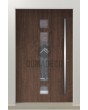 PIVOT HEY I - moderne Eingangsschwenktür aus Aluminium