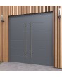 LIM Integra double - Doppeltür aus massivem Aluminium mit Sprossen