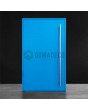 Blaue Aluminium-Haupteingangstür
