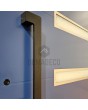 LIM 39 double - thermisch isolierte Aluminium-Doppelflügeltür