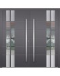 LIM C3 double - Vordereingang Aluminium-Doppeltür