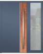 Aluminium-Flügeltür LIM mit rechtem Seitenfenster (Ansicht von außen) 