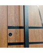 LIM W360 double – massive Aluminium-Doppeltür mit Streifen
