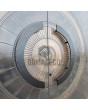 LIM M6 doppelt - braune Flüssigmetall-Doppeltür aus Aluminium