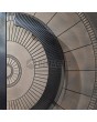 LIM M6 doppelt - braune Flüssigmetall-Doppeltür aus Aluminium