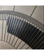 LIM M6 doppelt - braune Flüssigmetall-Doppeltür aus Aluminium