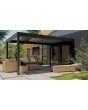 Bioklimatische Pergola aus Aluminium für die Wandmontage