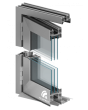 2-Flügel-Aluminium-Falttüren