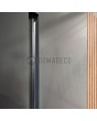 LIM RAIL5 - Aluminium-Haustür mit vertikalen Lamellen aus Aluminiumprofilen