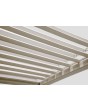 Freistehende bioklimatische, wasserdichte Pergola aus Aluminium mit ausfahrbarem Dach