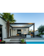 Bioklimatische Pergola aus Aluminium für die Wandmontage