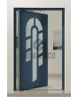 PIVOT 15E - Aluminium-Drehtür mit Dekorglas 