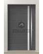 PIVOT 41 – Aluminium-Drehtür mit Leiste