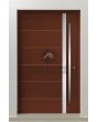 PIVOT 41 – Aluminium-Drehtür mit Leiste