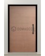 PIVOT Copper – Aluminium-Drehtür mit Kupferbeschichtung