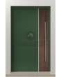 LIM V22 - Aluminium-Haustür mit Naturstein