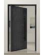 PIVOT V65 – Pivot-Haustür mit gefrästem Muster