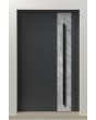 PIVOT V41 - Aluminium-Haustürzapfen mit Steintextur