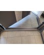 Aluminium LIM Doppeltür mit linker, rechter und oberer Glasfüllung