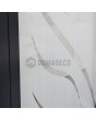 LIM Glass S22 - hochwertige mattierte Haustür mit transparentem Dekor
