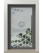 LIM Glass S12 - externe mattierte Vordertür mit transparentem Dekor