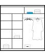 Porth 203 - Kleiderschrank mit Spiegel