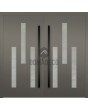 LIM Turma double - moderne Aluminium-Doppel-Haustür mit drei Gläsern