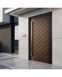  Aluminium-Haustür mit einer Oberfläche aus sublimiertem Nussbaumholz
