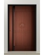LIM V12 – Aluminium-Eingangstür mit sublimiertem Holzfurnier