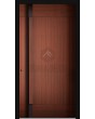 LIM V12 – Aluminium-Eingangstür mit sublimiertem Holzfurnier