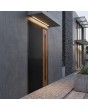 PIVOT V23 – Moderne Pivot-Haustür mit gefrästen Rillen und Akzenten